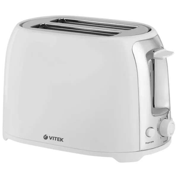 Тостер Vitek VT-1582 W Механическое/ 750 Вт/ Белый photo 1