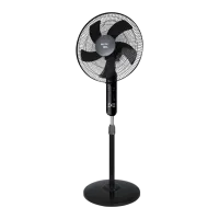 Ventilator Vitek VT-1948 60 W / Axial / Black