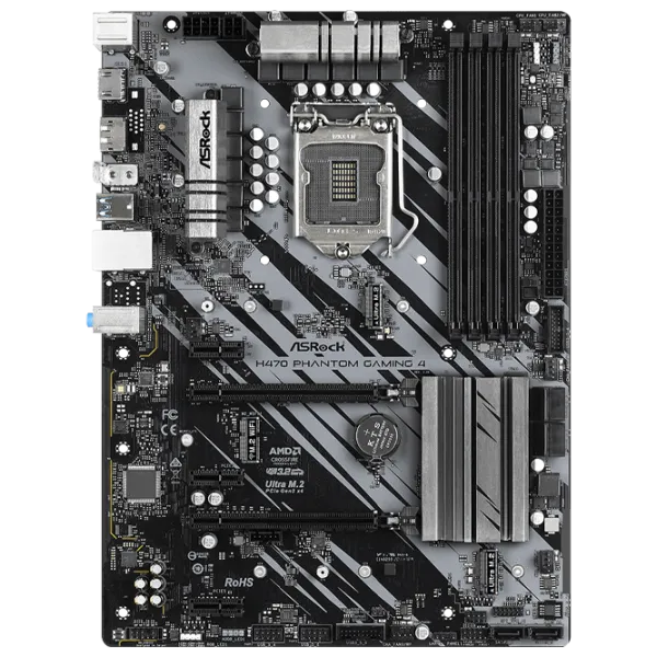 Материнская плата ASRock H470 PHANTOM GAMING 4 ATX/ Intel H470 photo 1