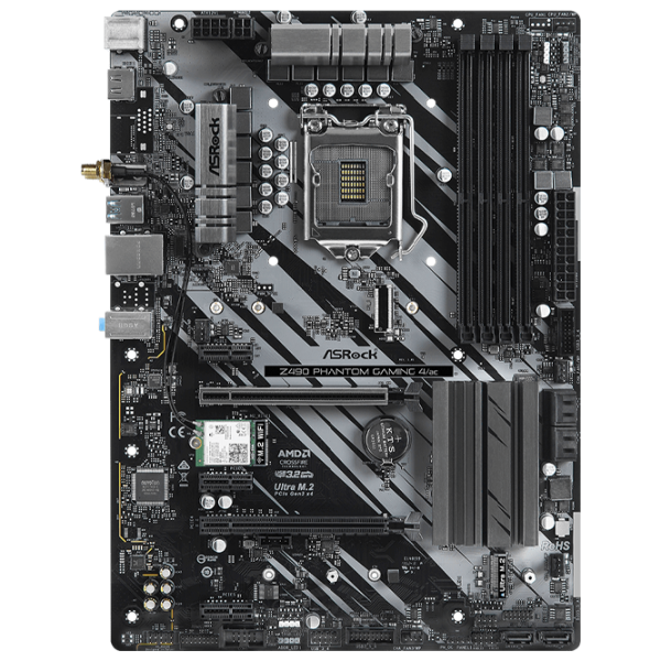 Placă de bază ASRock Z490 PHANTOM GAMING 4/ AC ATX/ Intel Z490 photo 1