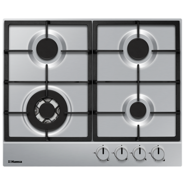 Plită Hansa BHGI61150 Gaz/ Inox Silver photo 1 Plită Hansa BHGI61150 Gaz/ Inox Silver photo 1