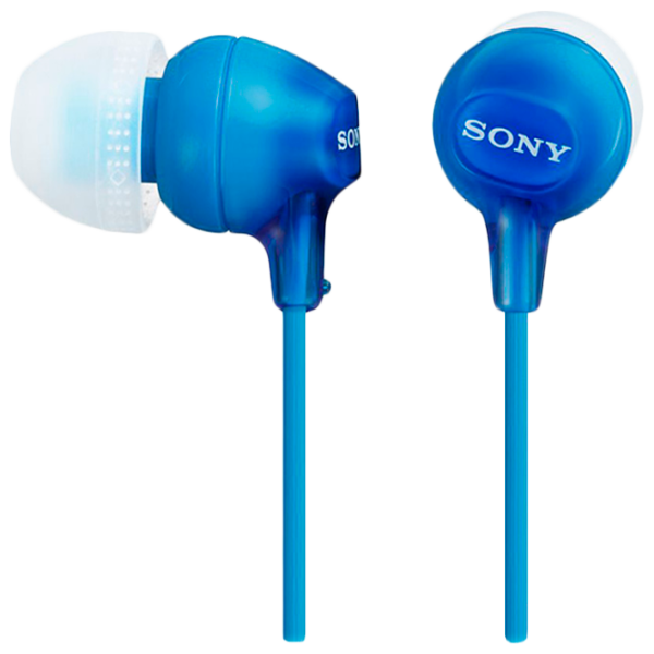 Căști Sony MDR-EX15LP White Blue Cu fir/ Personal photo 1 Căști Sony MDR-EX15LP White Blue Cu fir/ Personal photo 1