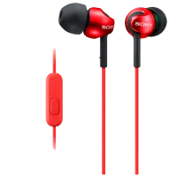Наушники Sony MDR-EX110AP Черный Красный Проводная/ Персональный