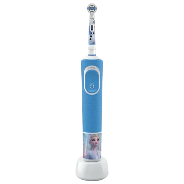 Periuță de dinți electrică Braun Kids Vitality D100.414 2K-Frozen 2D/ Blue photo 1 Periuță de dinți electrică Braun Kids Vitality D100.414 2K-Frozen 2D/ Blue photo 1