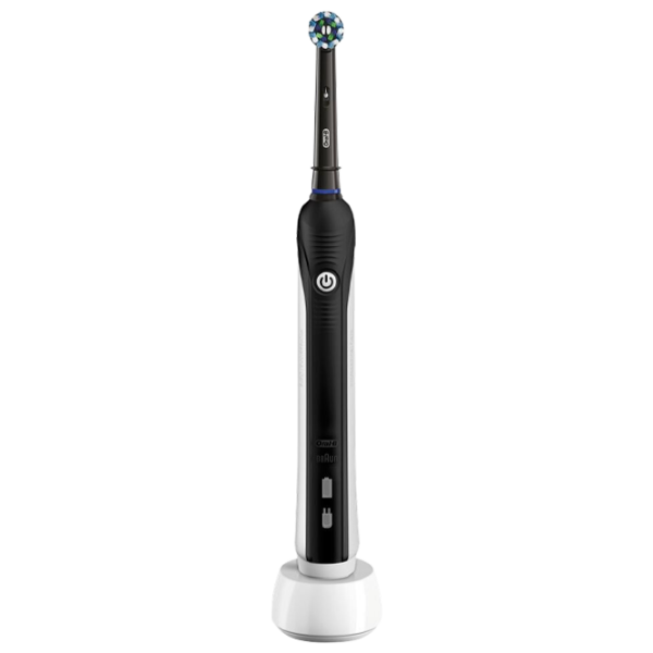 Зубная электрощетка Braun PRO 750 Cross Action 3D/ Черный photo 1 Зубная электрощетка Braun PRO 750 Cross Action 3D/ Черный photo 1
