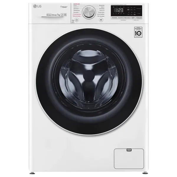 Mașină de spălat LG F2V5HS0W Direct Drive/AI DD/Steam/LG ThinQ/7 kg/White photo 1 Mașină de spălat LG F2V5HS0W Direct Drive/AI DD/Steam/LG ThinQ/7 kg/White photo 1