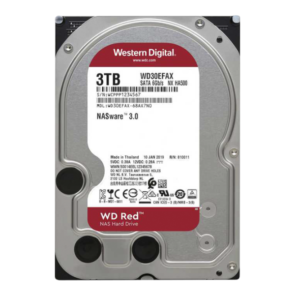 HDD Western Digital Red 3 ТБ WD30EFAX/ Серый photo 1
