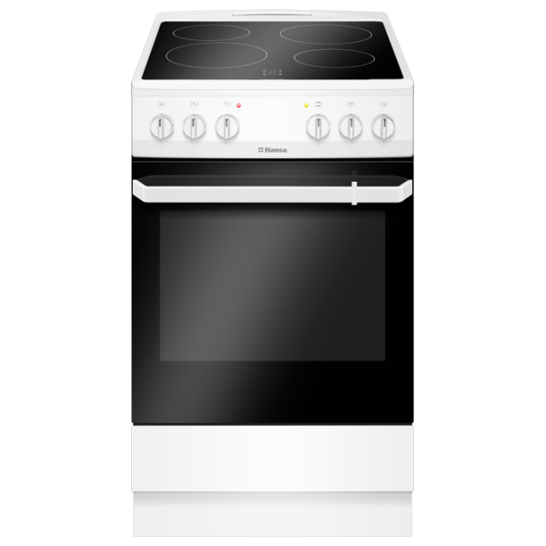 Aragaz Hansa FCCW580009 Electrică/ White/ Black photo 1 Aragaz Hansa FCCW580009 Electrică/ White/ Black photo 1