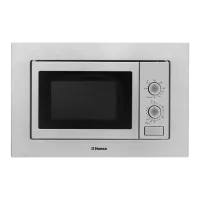 Микроволновая печь Hansa AMM20BMXH Встраиваемая/ 800 Вт/ Нержавеющая сталь Серебристый