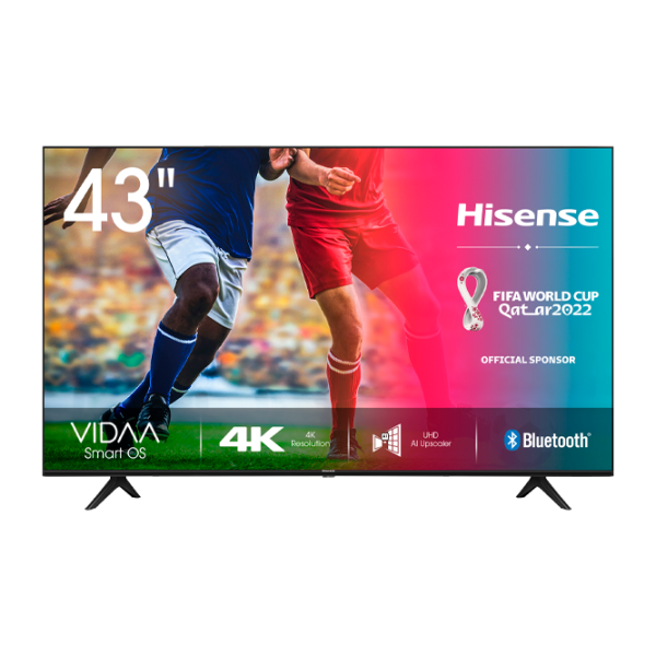 Телевизор Hisense 43A7100F 43" / HLG / 4K / Smart / Черный photo 1