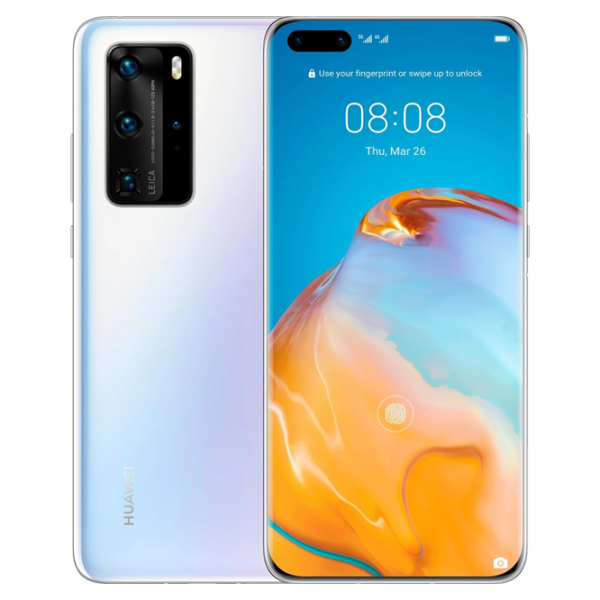 Huawei P40 Pro 8 ГБ/ 256 ГБ/ Dual SIM/ Ice Белый photo 1