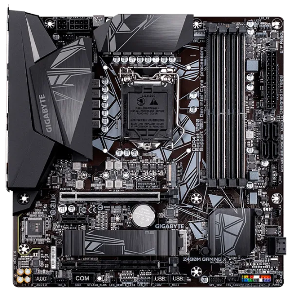 Материнская плата Gigabyte Z490M GAMING X 1.0 mATX/ Intel Z490 photo 1