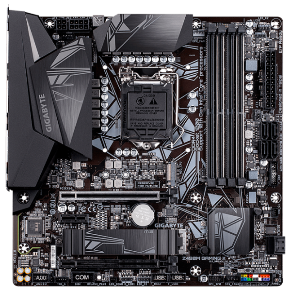 Материнская плата Gigabyte Z490M GAMING X 1.0 mATX/ Intel Z490 photo 1