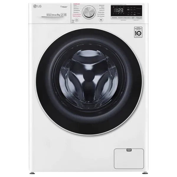 Стиральная машина LG F4V5VS0W Direct Drive/AI DD/Steam/LG ThinQ/9 кг/Белый photo 1