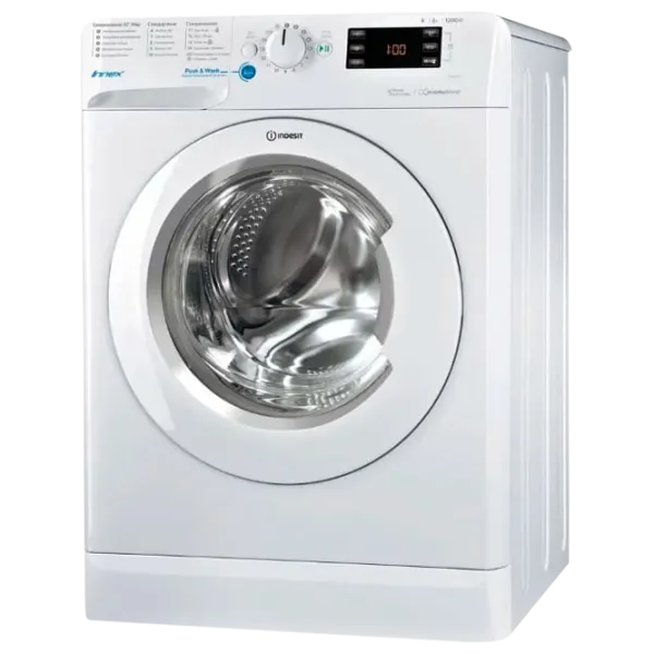 Стиральная машина Indesit BWE 81282 L B 8 кг / 1200 об/мин / Белый photo 1