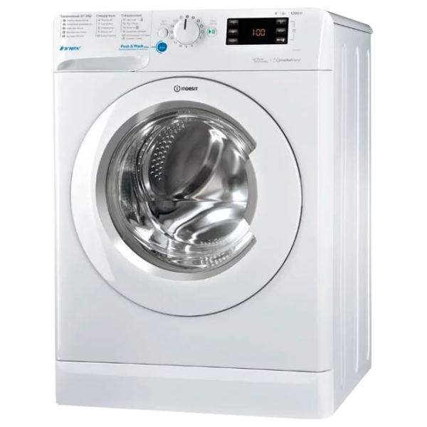 Стиральная машина Indesit BWE 81282 L B 8 кг / 1200 об/мин / Белый photo 1