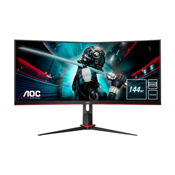 Монитор AOC CU34G2/ BK 34" 4K 144 Гц/ 1 мс/ Черный photo 1