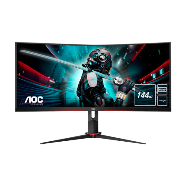 Монитор AOC CU34G2/ BK 34" 4K 144 Гц/ 1 мс/ Черный photo 1