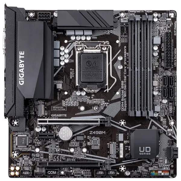 Материнская плата Gigabyte Z490M 1.0 mATX/ Intel Z490 photo 1