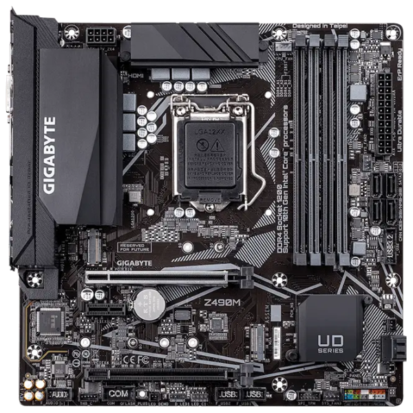 Материнская плата Gigabyte Z490M 1.0 mATX/ Intel Z490 photo 1
