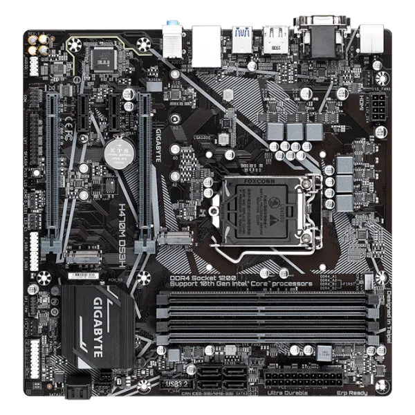 Материнская плата Gigabyte H470M DS3H 1.0 Игровая/ mATX/ Intel H470 photo 1