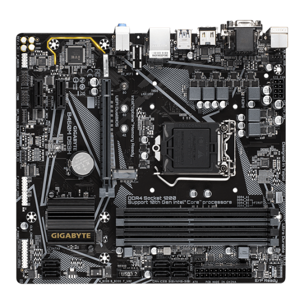 Placă de bază Gigabyte B460M DS3H 1.0 Gaming/ mATX/ Intel B460 photo 1
