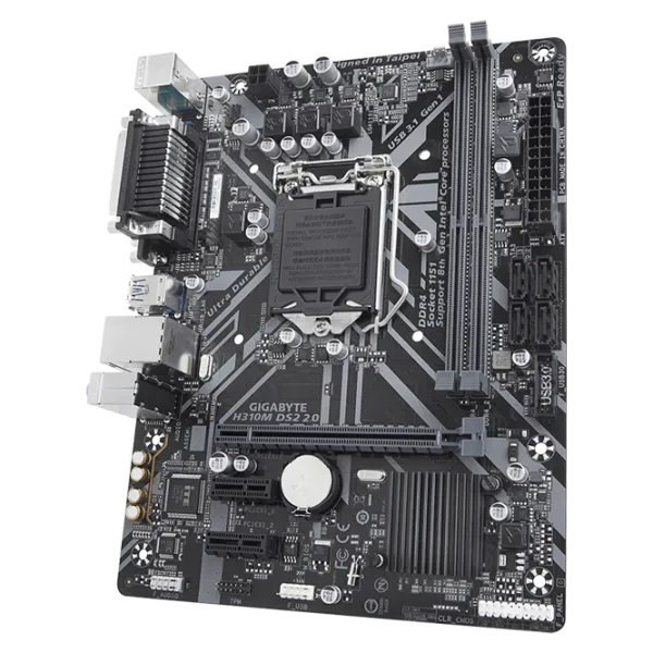 Материнская плата Gigabyte H310M DS2 2.0 Business/ mATX/ Intel H310 photo 1