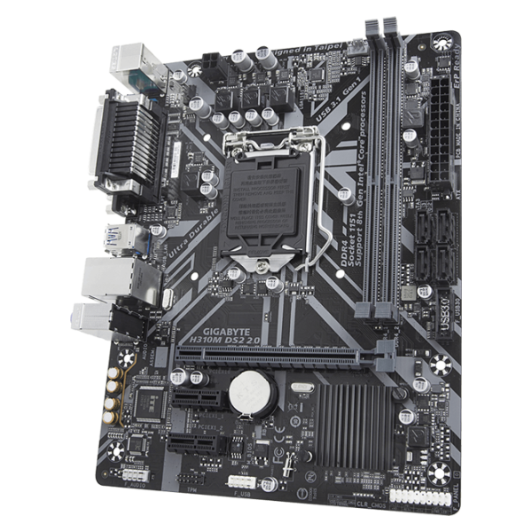 Материнская плата Gigabyte H310M DS2 2.0 Business/ mATX/ Intel H310 photo 1
