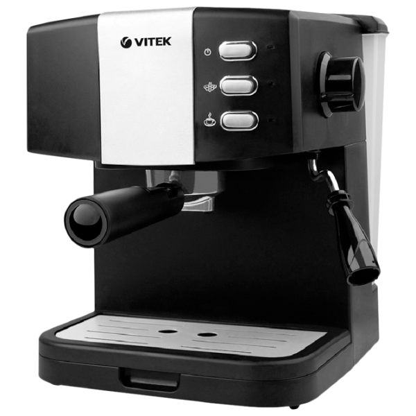 Espressor Vitek VT-1523 Рожковая / 1.5 л / Черный photo 1