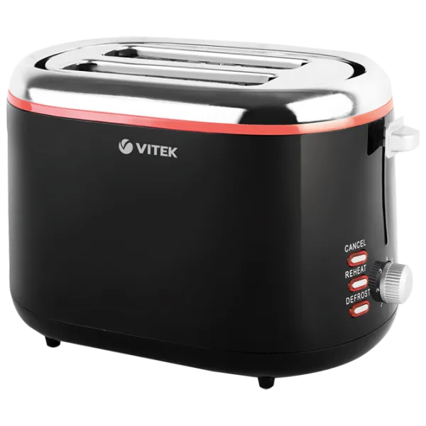 Toster Vitek VT-7163 Mecanic/ 850 W/ Black photo 1