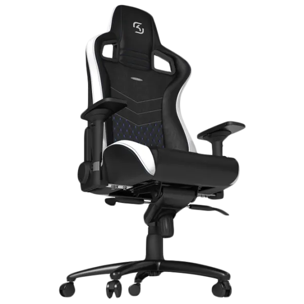 Scaun Gaming NOBLECHAIRS EPIC Series SK Gaming White Black photo 1