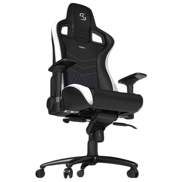Scaun Gaming NOBLECHAIRS EPIC Series SK Gaming White Black photo 1