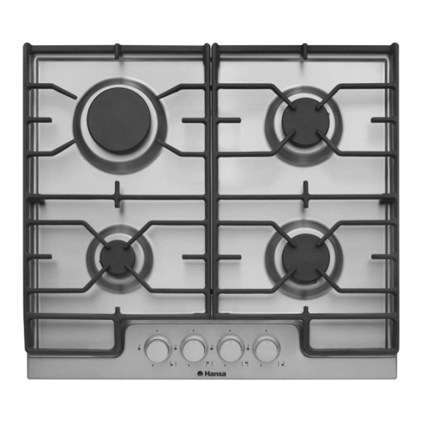 Plită Hansa BHGI63110035 Gaz/ Inox Silver photo 1