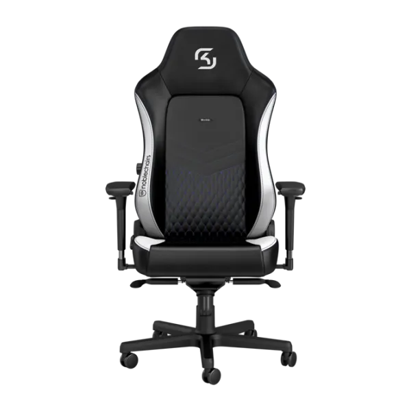 Scaun Gaming NOBLECHAIRS HERO SK Edition White Black photo 1
