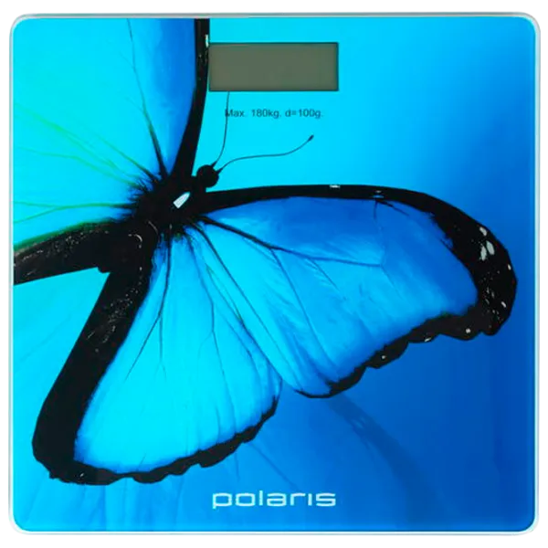 Cântar de podea Polaris PWS 1878DG Butterfly Blue photo 1