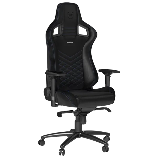 Игровое кресло NOBLECHAIRS EPIC Series Черный Синий photo 1