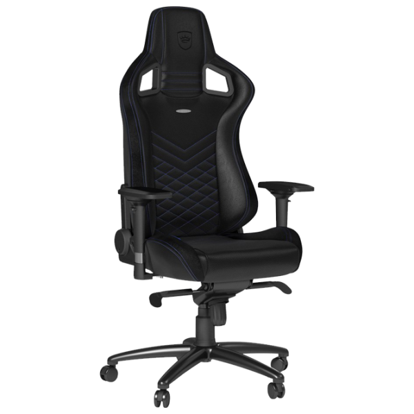 Игровое кресло NOBLECHAIRS EPIC Series Черный Синий photo 1