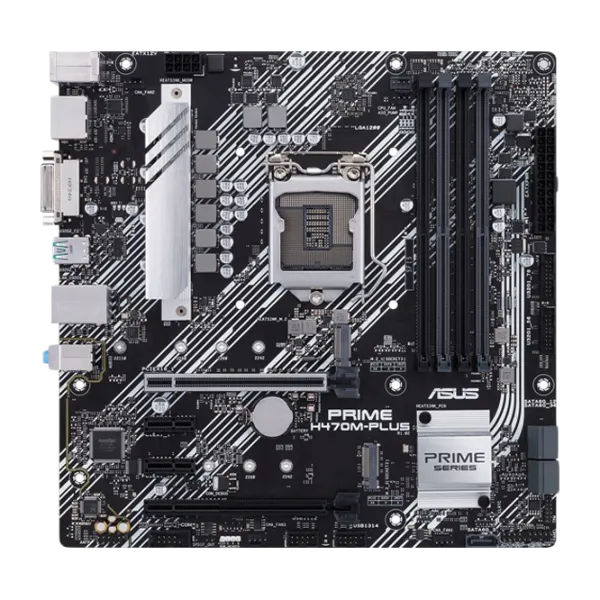 Материнская плата Asus PRIME H470M-PLUS Игровая/ mATX/ Intel H470 photo 1