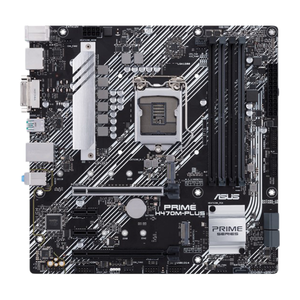 Материнская плата Asus PRIME H470M-PLUS Игровая/ mATX/ Intel H470 photo 1