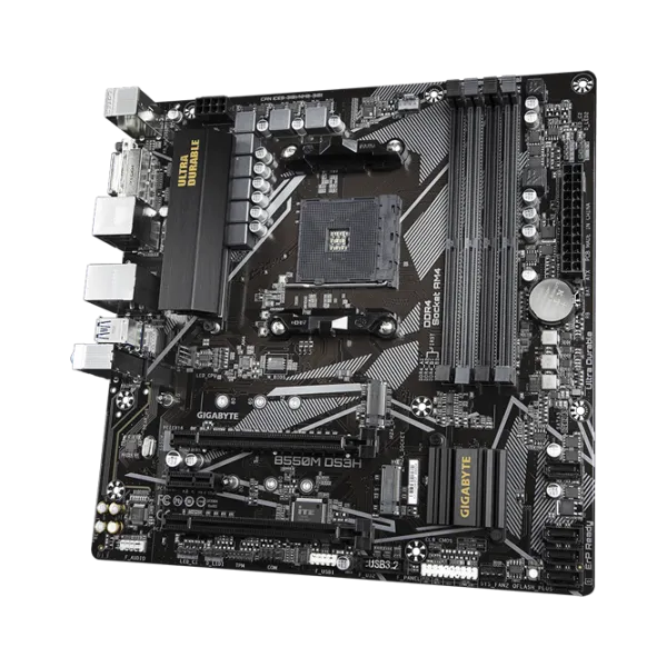 Материнская плата Gigabyte B550M DS3H 1.0 Игровая/ mATX/ AMD B550 photo 1