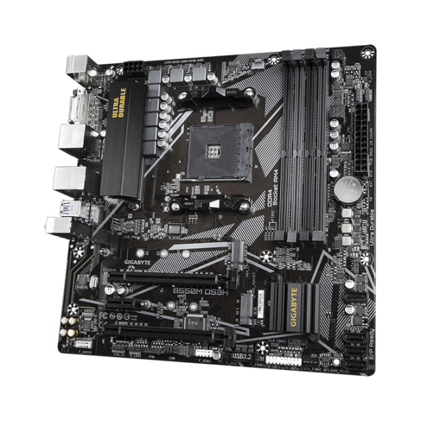 Материнская плата Gigabyte B550M DS3H 1.0 Игровая/ mATX/ AMD B550 photo 1