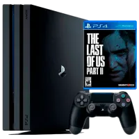 Sony Playstation 4 PRO + The Last of Us Part II  / Черный