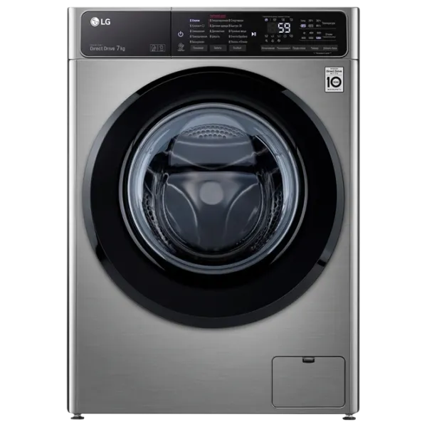 Mașină de spălat LG F2T3HS6S Direct Drive/AI DD/Steam/7 kg/Silver photo 1 Mașină de spălat LG F2T3HS6S Direct Drive/AI DD/Steam/7 kg/Silver photo 1