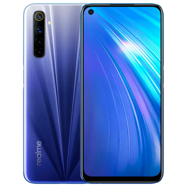 Realme 6 4 ГБ/ 64 ГБ/ Dual SIM/ Синий  photo 1 Realme 6 4 ГБ/ 64 ГБ/ Dual SIM/ Синий  photo 1