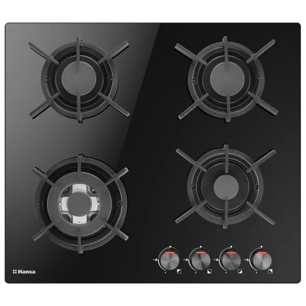 Plită încorporabilă pe gaz Hansa BHKS611700 Black photo 1 Plită încorporabilă pe gaz Hansa BHKS611700 Black photo 1