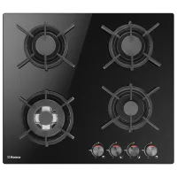 Plită încorporabilă pe gaz Hansa BHKS611700 Black