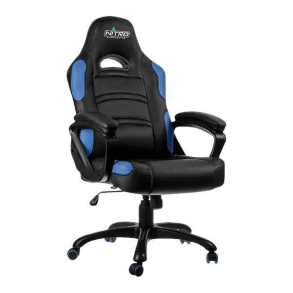 Игровое кресло Gamemax GCR07 Черный Синий photo 1