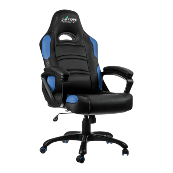 Игровое кресло Gamemax GCR07 Черный Синий photo 1