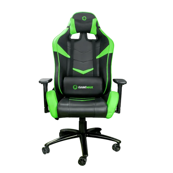 Игровое кресло Gamemax GCR08 Черный Зелёный photo 1 Игровое кресло Gamemax GCR08 Черный Зелёный photo 1