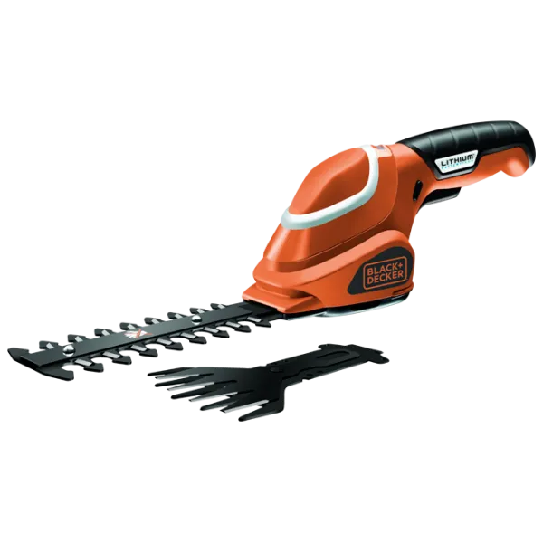 Mașină de tuns gard viu Black&Decker GSL700KIT-QW cu acumulator photo 1